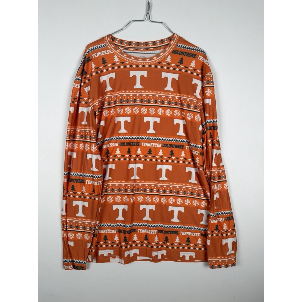 Tennessee Volunteers‎ Tacky Ugly Sweater Holiday Men's Pajama size Large